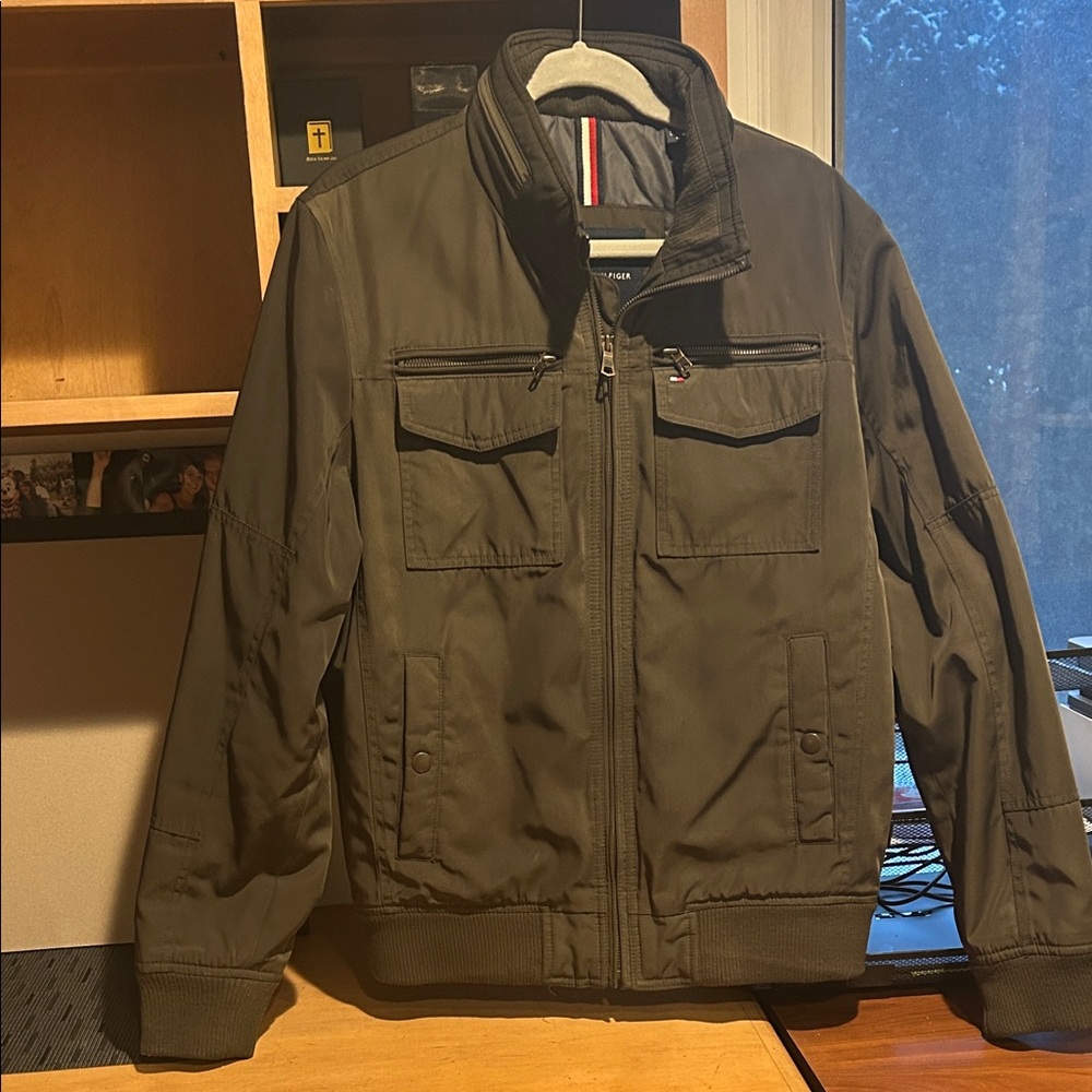 Tommy Hilfiger Olive Military Field Jacket